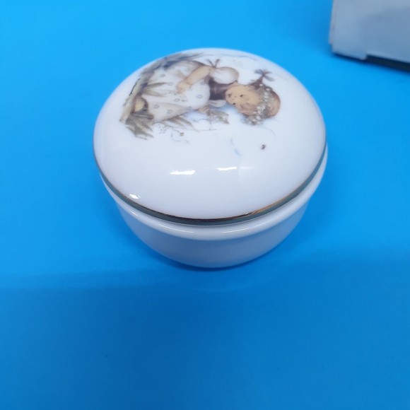 Vtg Reutter Porcelain Germany Hummel Lily Of The Valley Small Trinket Dish - Picture 4 of 10
